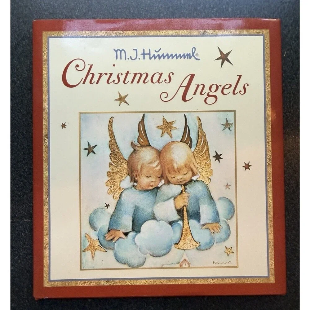 M. J. Hummel Christmas Angels Book and Ornament Gift Set 2004 Retro Holidays